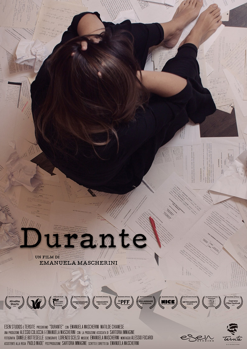 Poster Durante, film di Emanuela Mascherini nella sezione della distribuzione cortometraggi