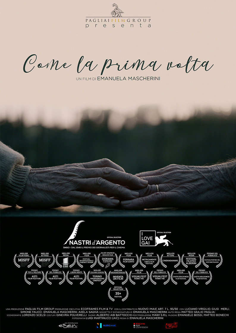 Poster del film "Lentamente" di Cristian Scardigno della sezione distribuzione cortometraggi