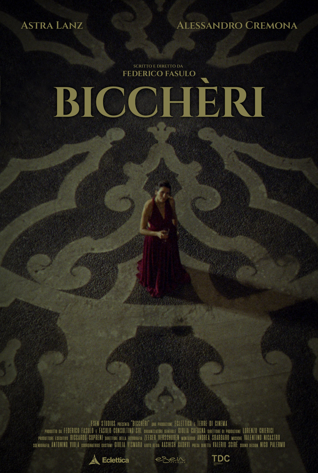 Poster del cortometraggio "Bicchèri" di Federico Fasulo