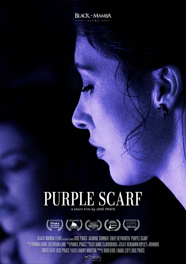 "Purple scarf", short film distribution