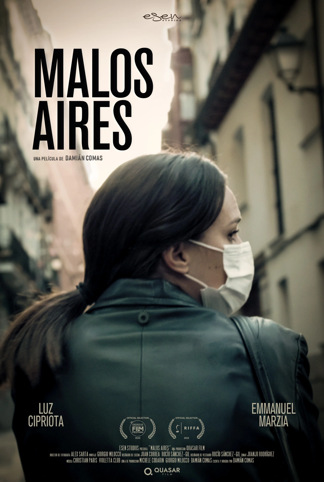 poster del film "Malos Aires" di Damian Comas