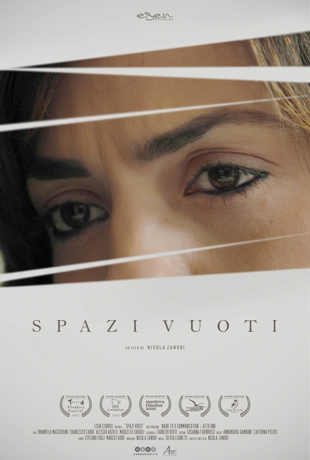 "Spazi Vuoti" poster del cortometraggio in distribuzione