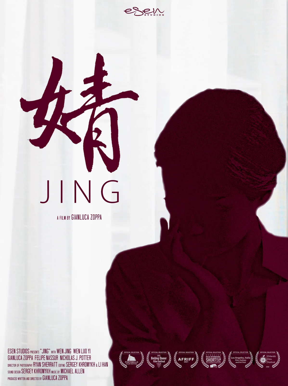 Poster del cortometraggio "Jing"
