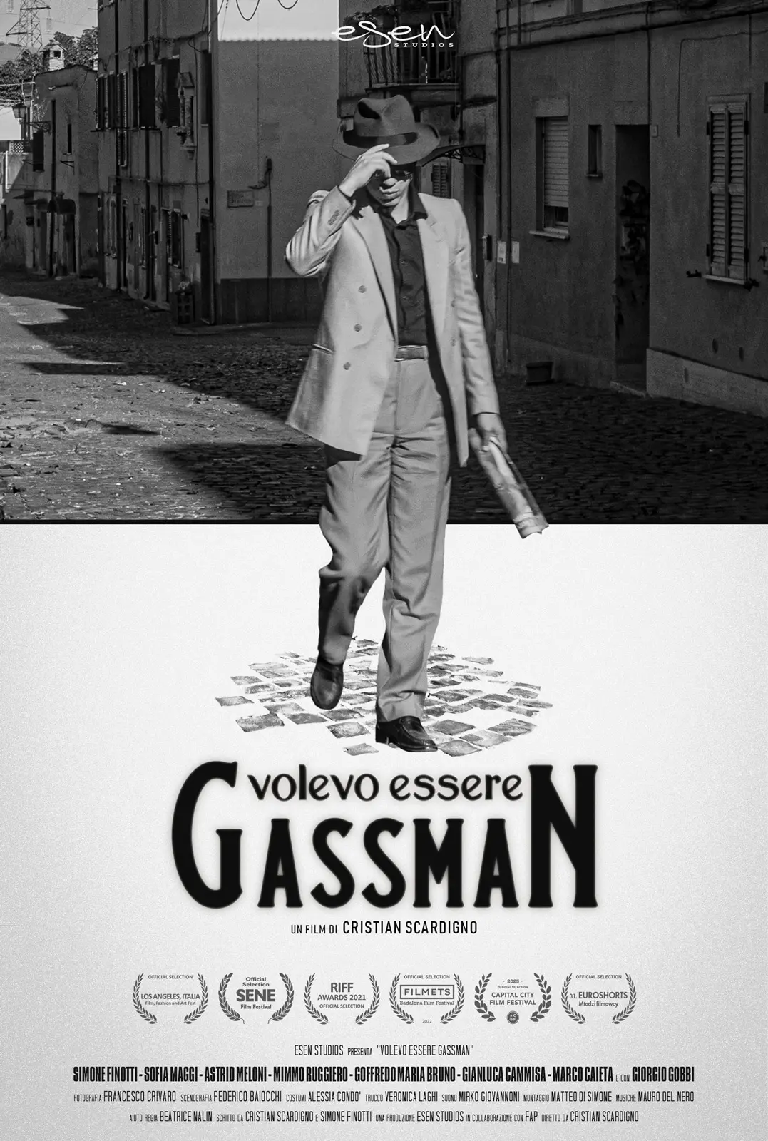 Poster del cortometraggio "Volevo essere Gassman"