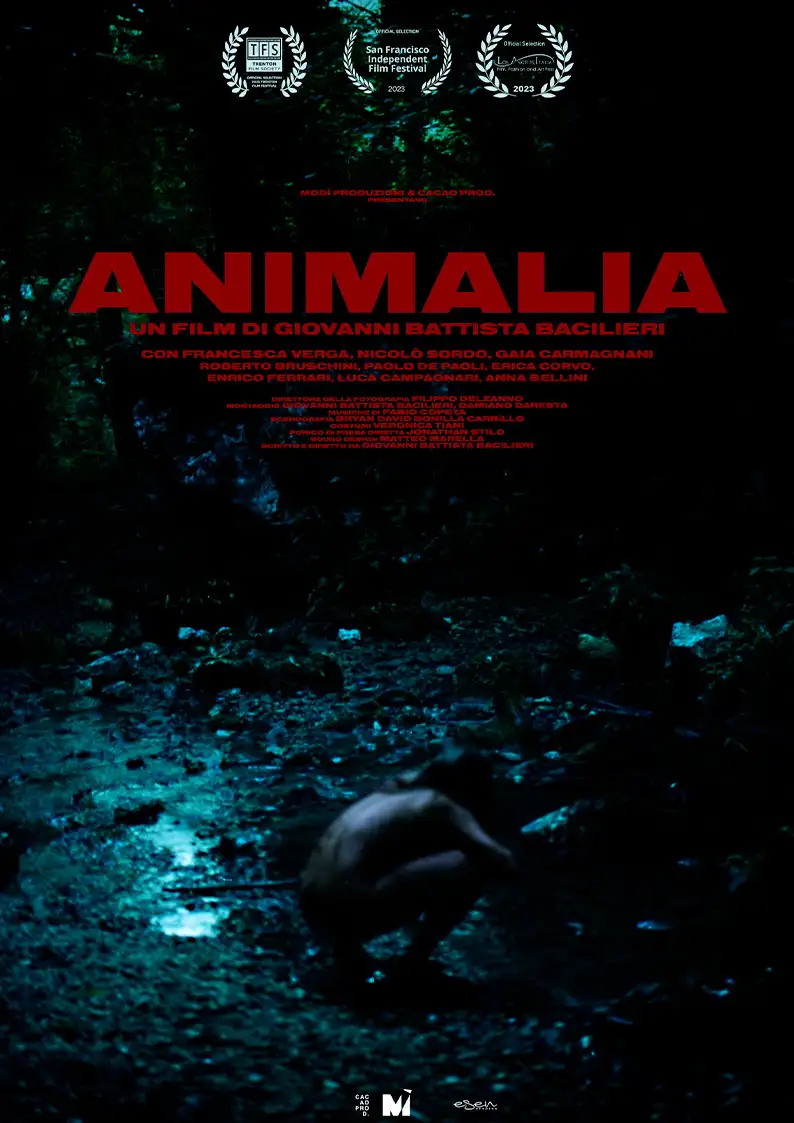Locandina del cortometraggio "Animalia"