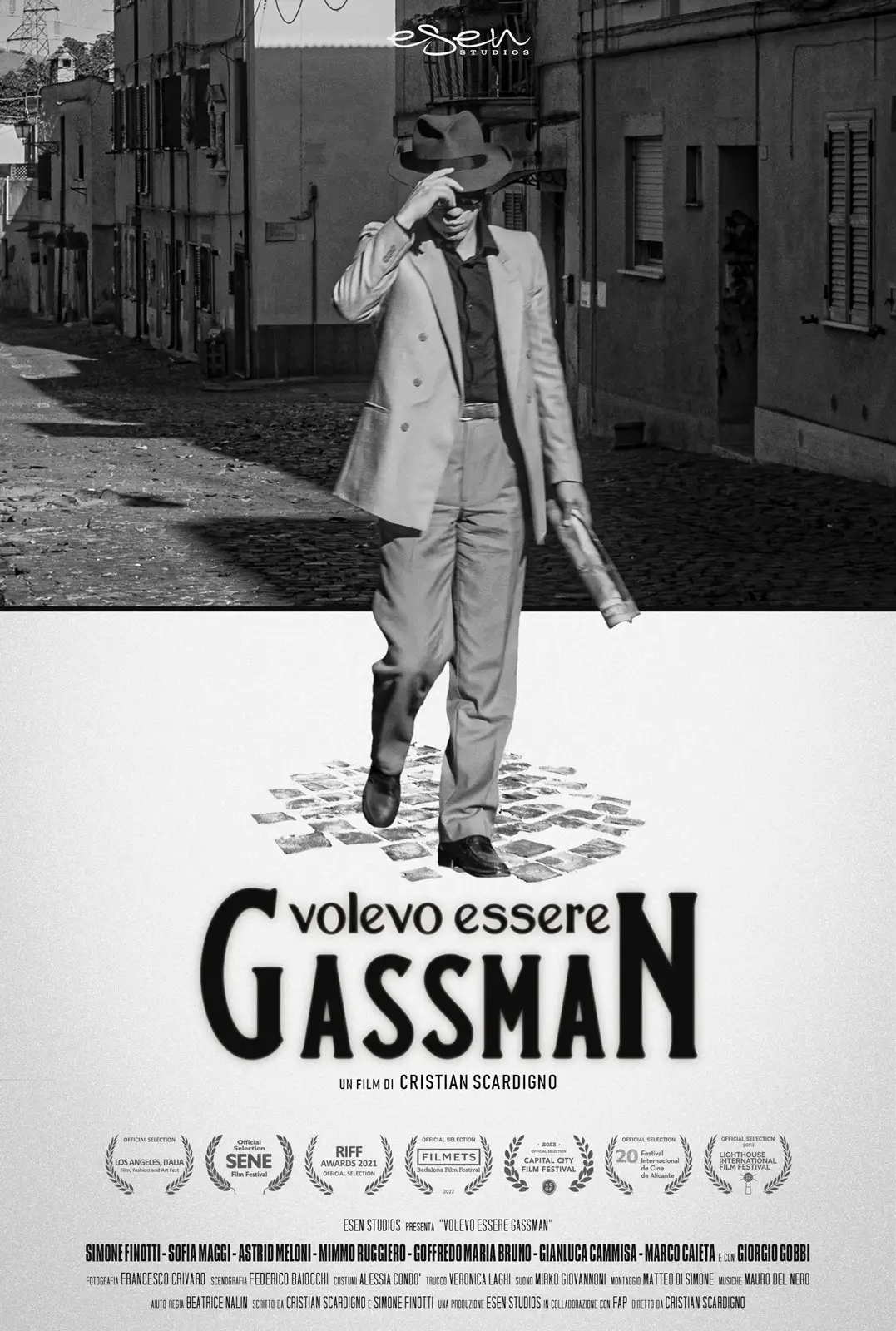 Poster del cortometraggio "Volevo essere Gassman" di Cristian Scardigno