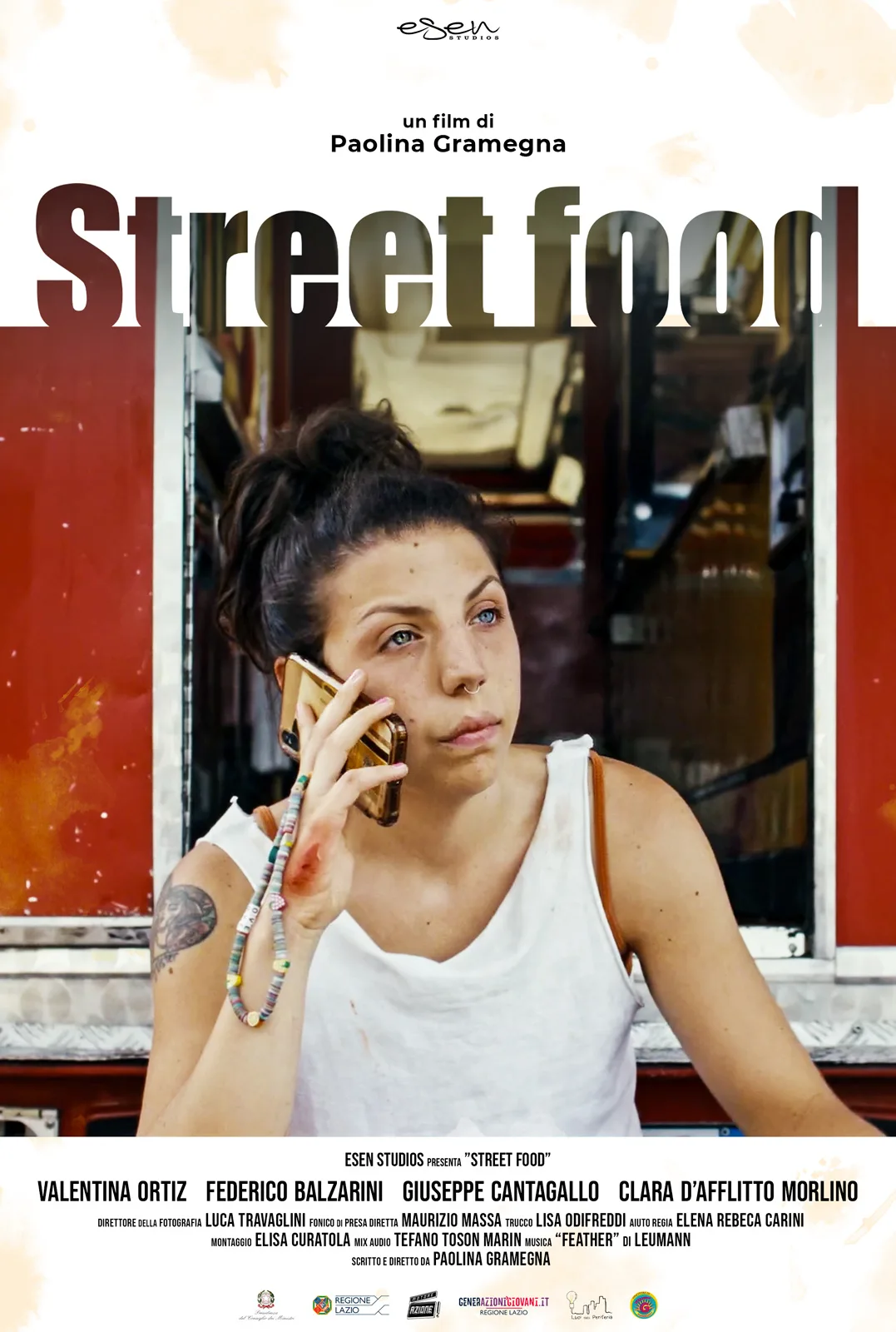 Poster del cortometraggio "Street food"