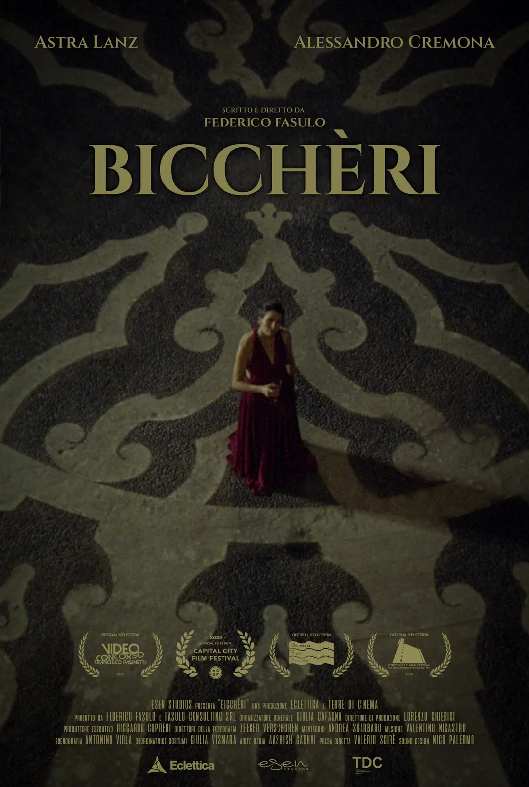 Poster del cortometraggio "Bicchèri"