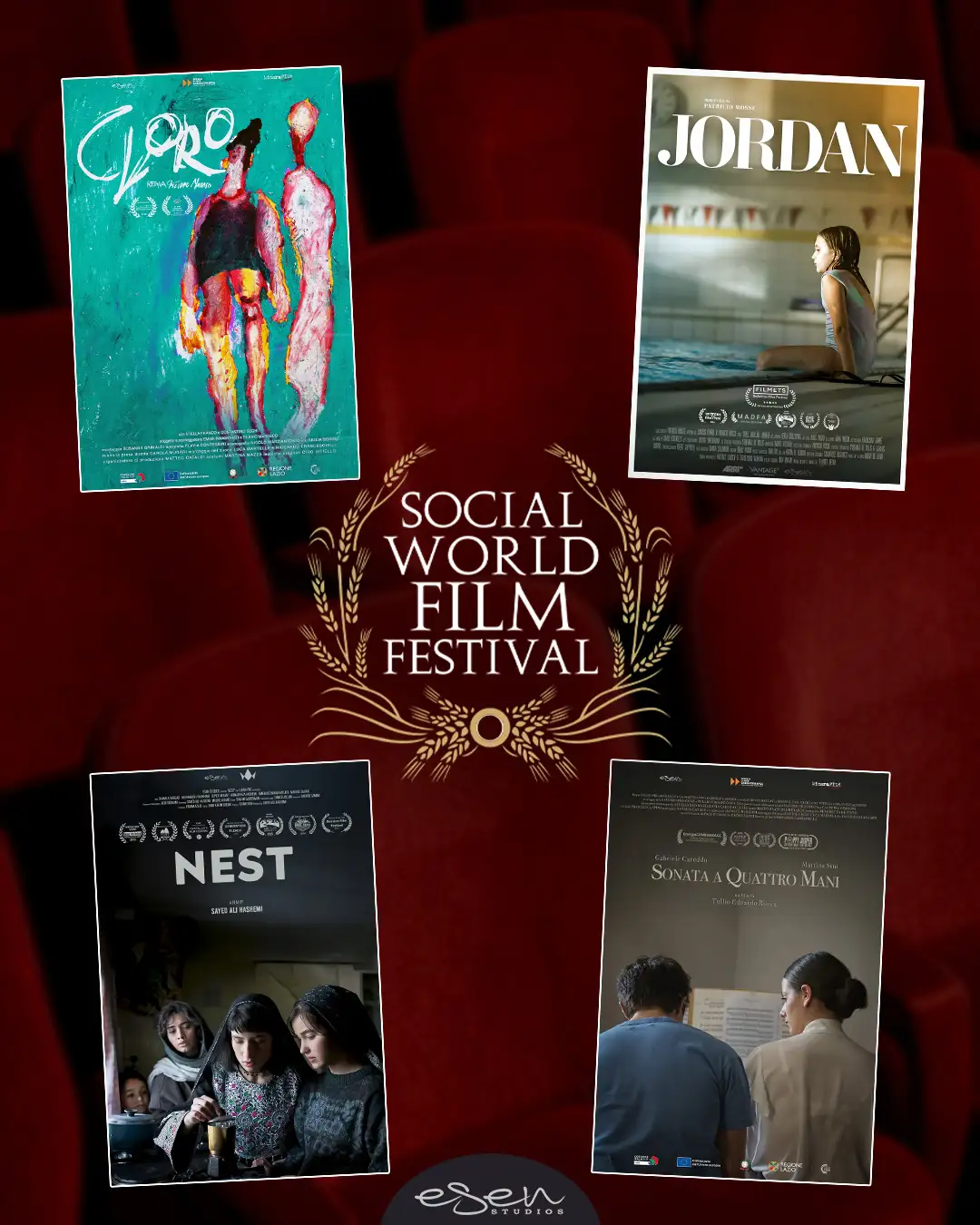 Quattro titoli Esen Studios al 16° Social World Film Festival Quattro titoli Esen Studios al 16° Social World Film Festival